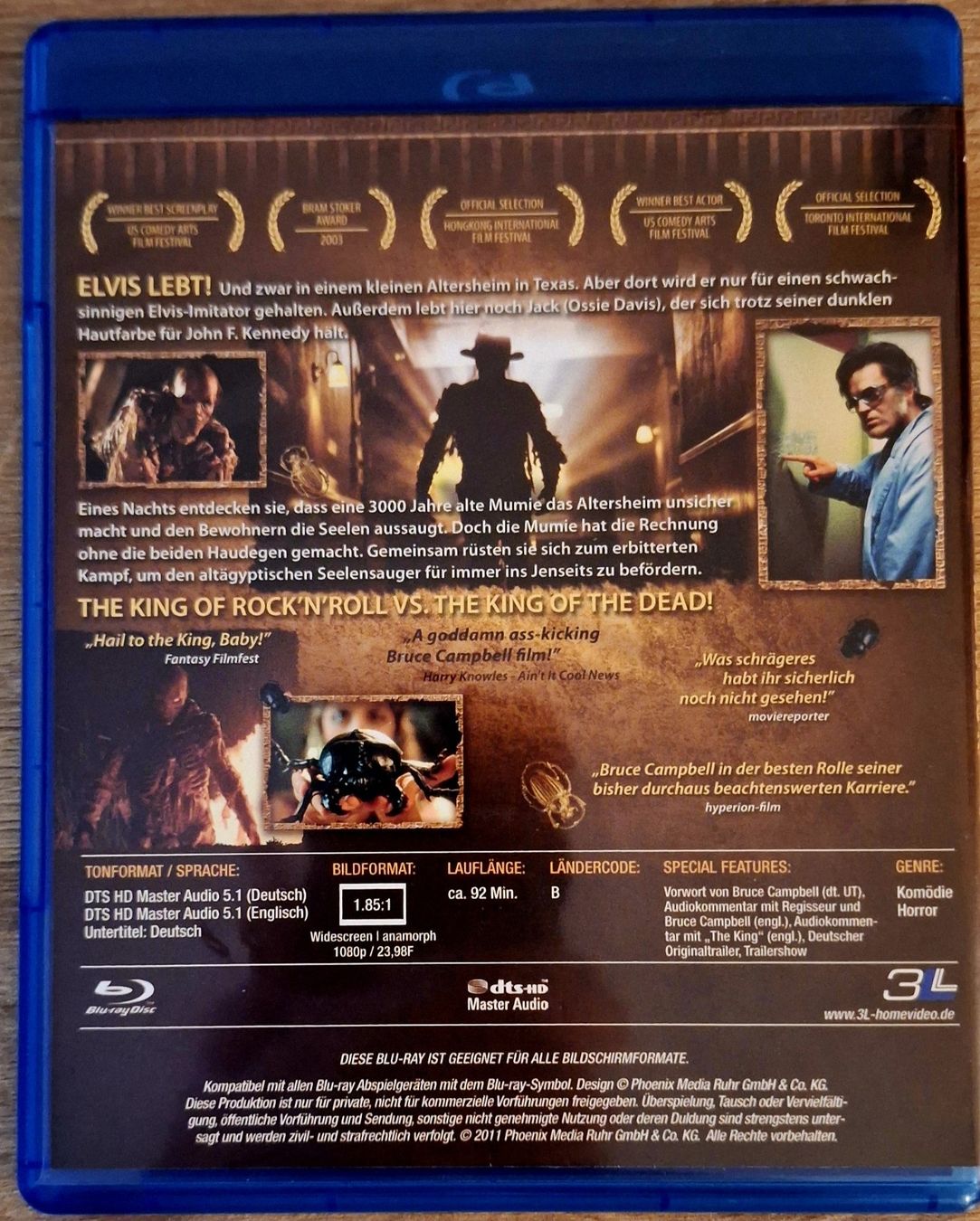 Tutti i DVDs: Bubba Ho-Tep - mit Bruce Campbell – Usato da Schaffhausen venduto da Jerry711 1
