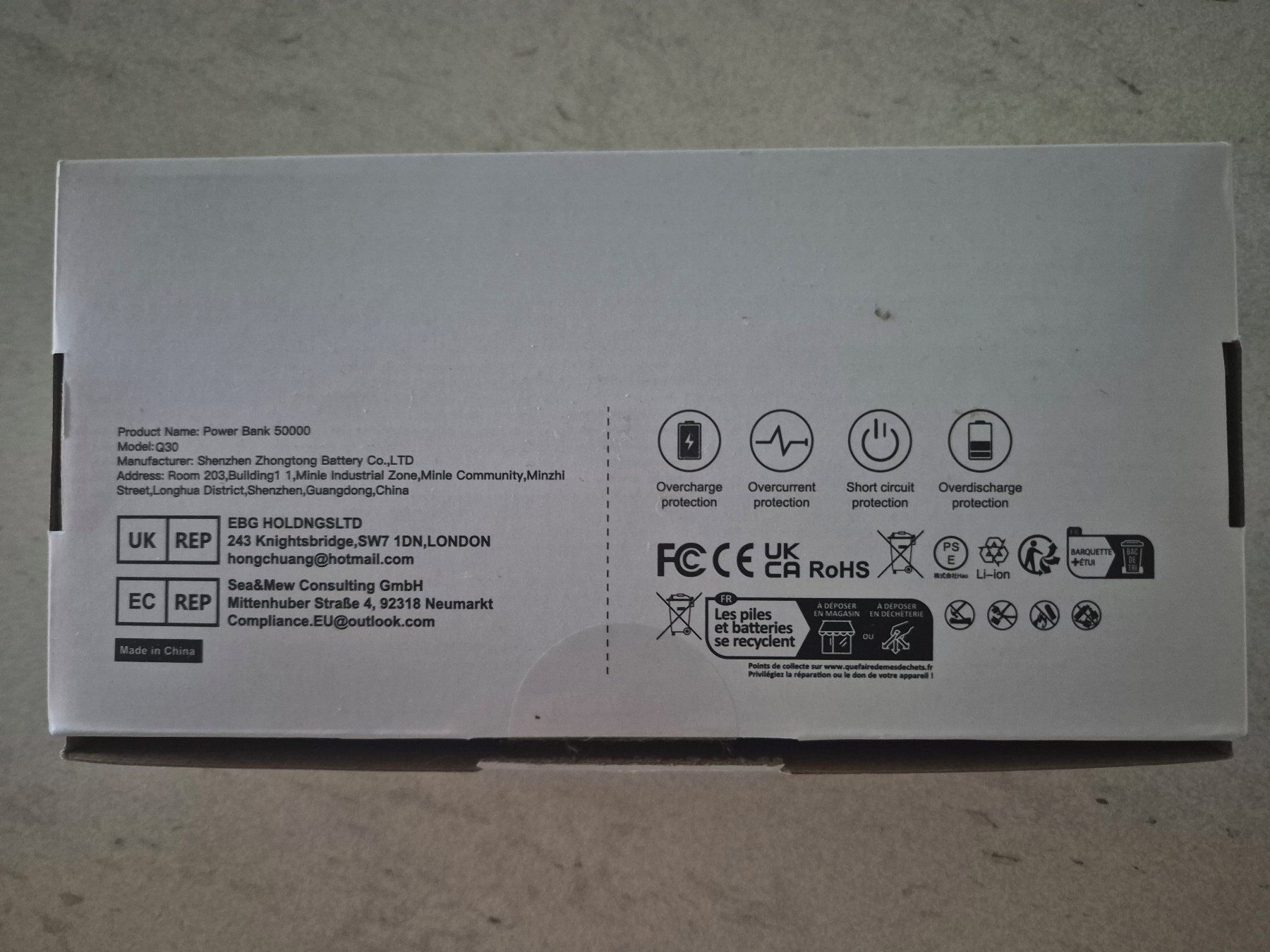 Ladegeräte: Power Bank 50000mAh – Neu und originalverpackt aus Walchwil von Zovello 1