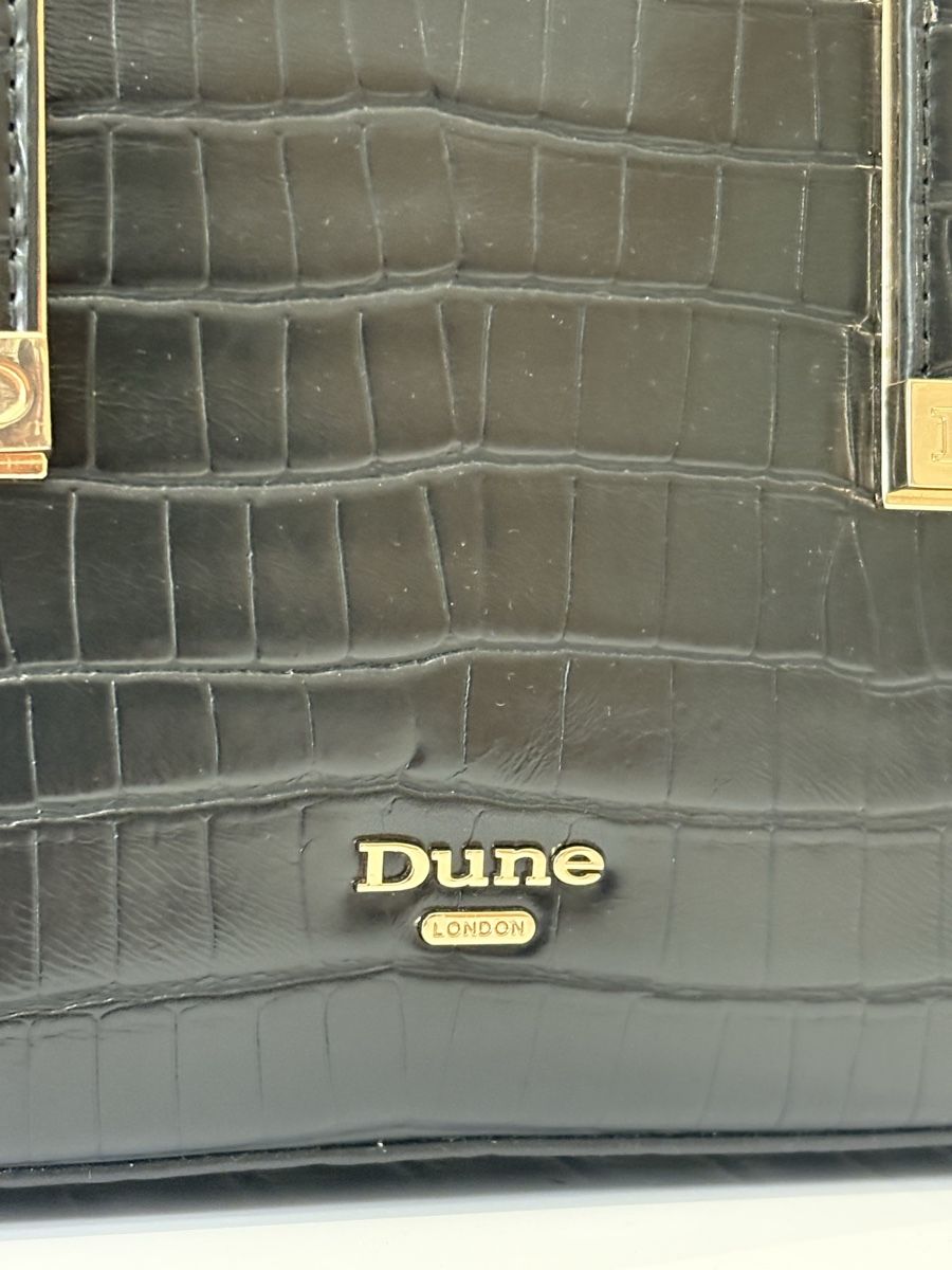 Dune London Borse da donna: Sac à main Dune noir aspect croco – Nuovo (secondo la descrizione) da Delémont venduto da vlc_03 2