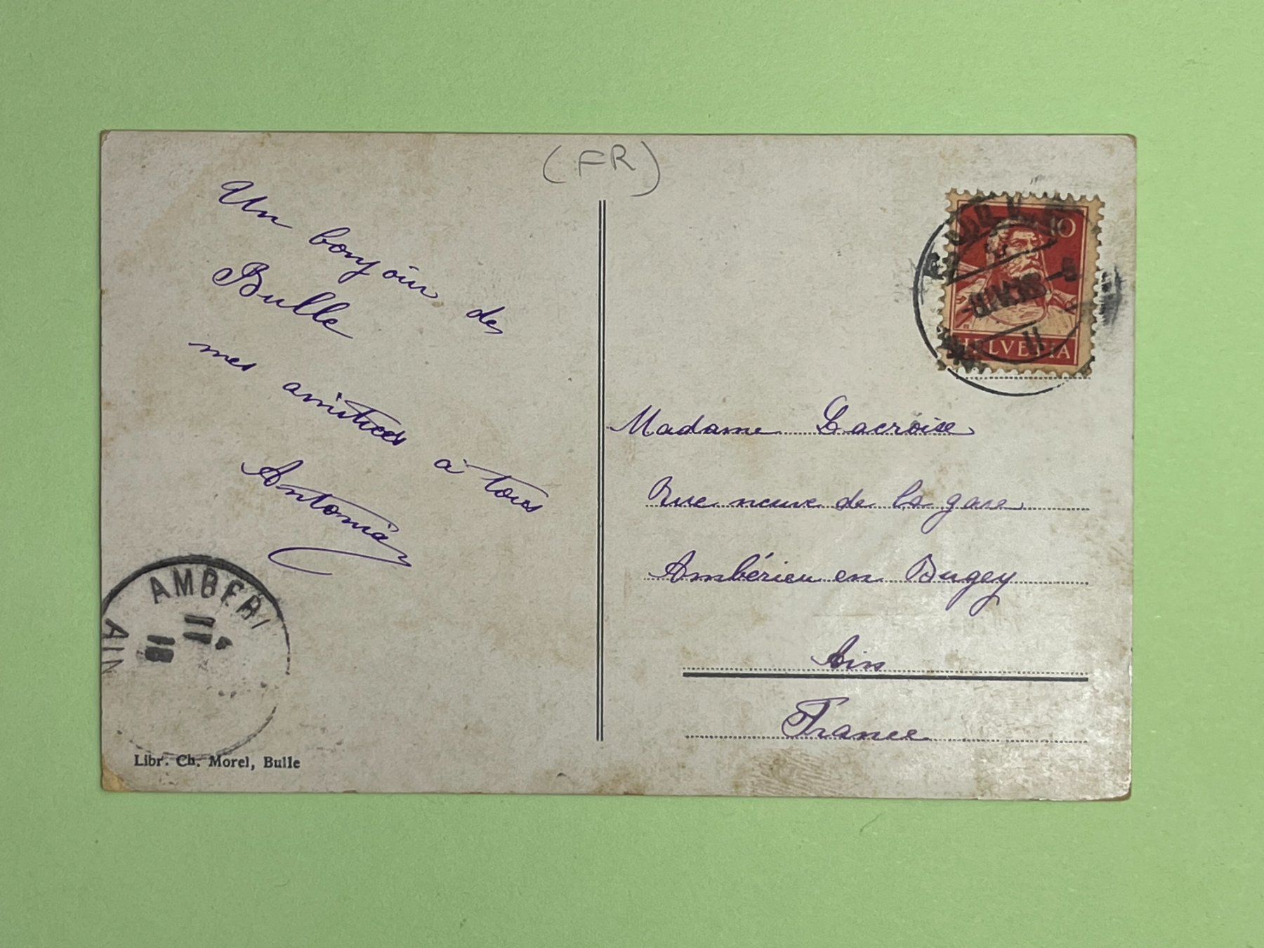 Cartoline postali: Gruyères - la rue et le Moléson – Usato da Steg VS venduto da _vinci_ 1