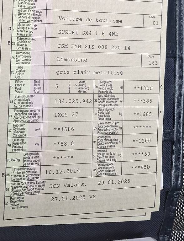 Autos: Sx4 1.6  – Gebraucht aus Randogne von roc_xzp6 4