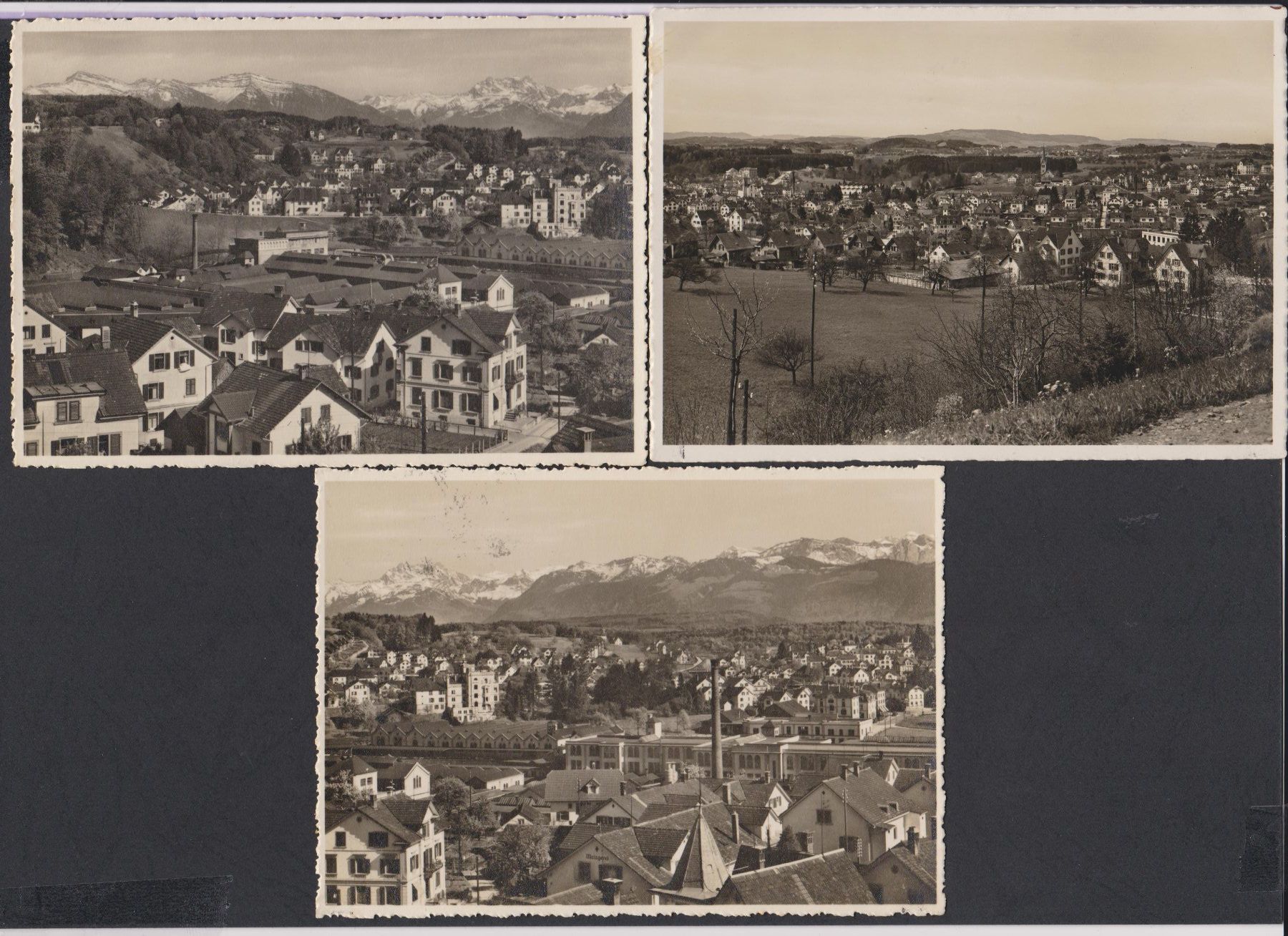 Cartoline postali: Rüti  ZH   -   3 versch. alte Ansichtskarten gestempelt 1933 – Usato da Vitznau venduto da Ropaku