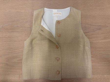 Weste Sezane „Editions“ beige Gr. 34