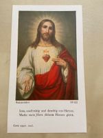 Mein Jesus Barmherzigkeit Gebet Herz Jesu Heiligenbildchen