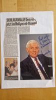 Aaron Spelling, Original Autogramm auf Foto in Farbe