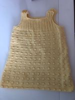 Gelbes Strickkleid, Gr. 68/74, Top Zustand!