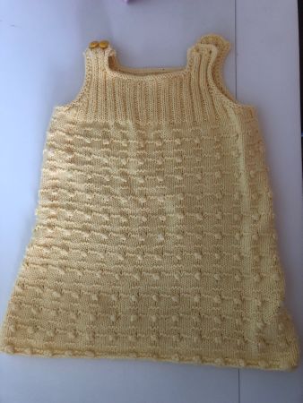 Gelbes Strickkleid, Gr. 68/74, Top Zustand!