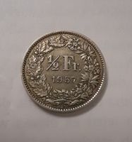 1/2 Franken Silber 1957