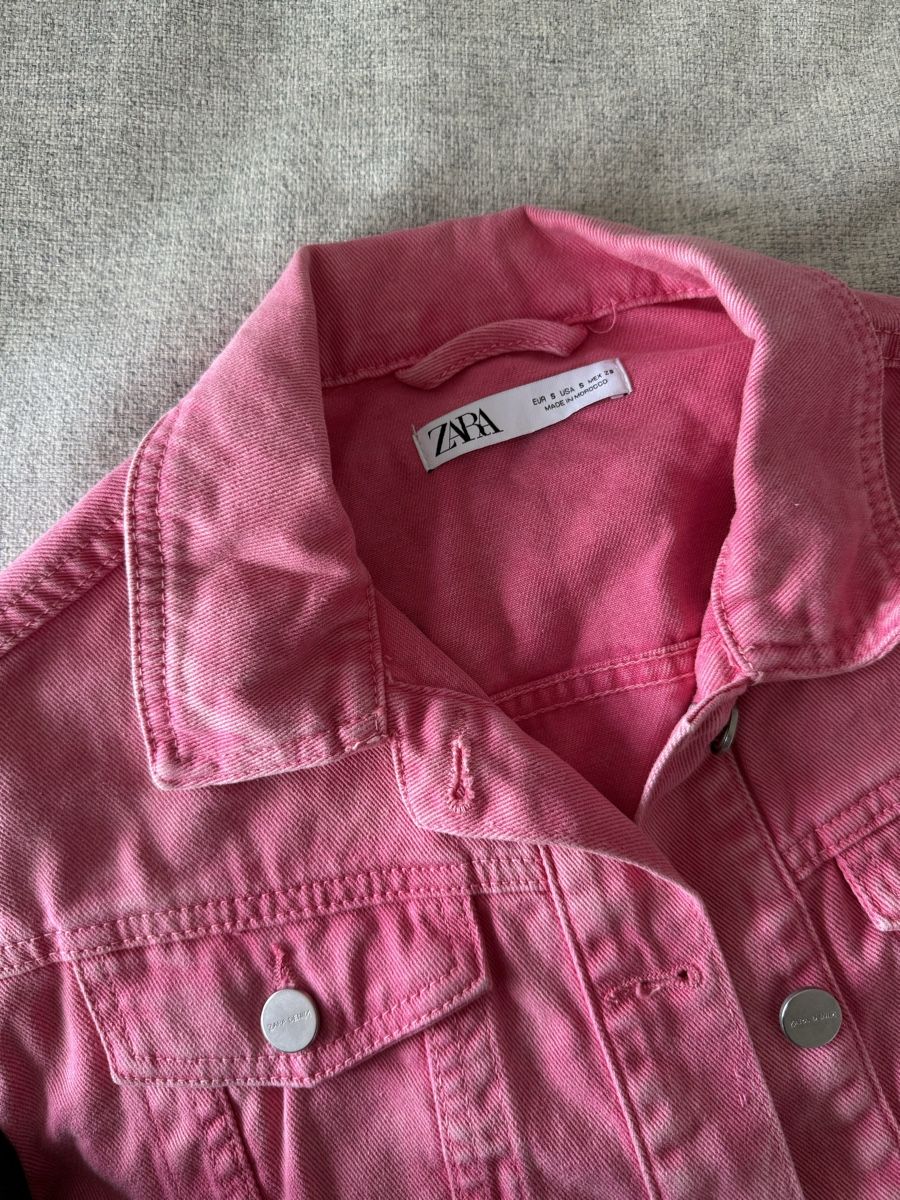 Zara Giacche: Veste courte denim rose Zara S – Usato da Genève venduto da van_yjj2 2