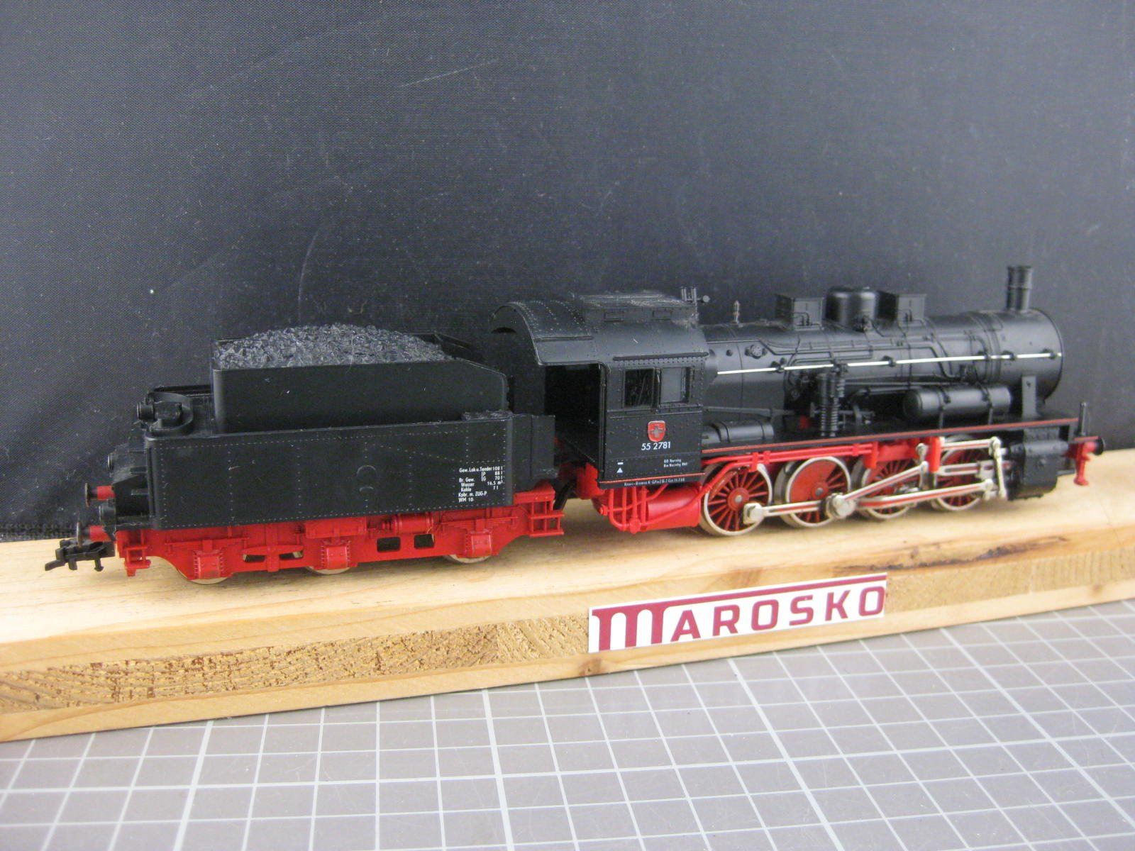 Fleischmann Modelleisenbahnen: Fleischmann Dampflok BR 55, ohne OVP, mit Fleischmann Profi- – Gebraucht aus Malters von Marosko 2