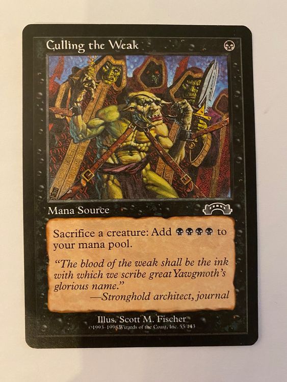 Culling the Weak (White Border) [Mystery Booster 2] main image 1