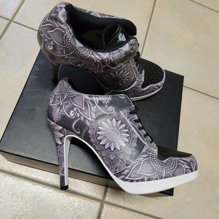 Sneaker High Heel MANDALA Barmetal Gr 39 (Neu und originalverpackt