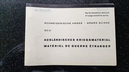 Handbuch Ausländisches Kriegsmaterial Schweizer Militär