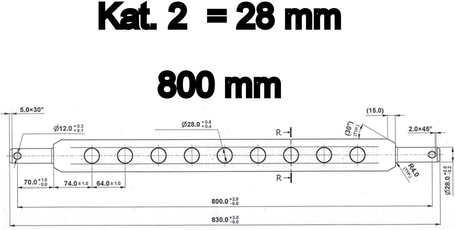 Tutti gli attrezzi: Ackerschiene Kat. II 800mm – Nuovo e nell'imballaggio originale da Bottighofen venduto da zaap 4