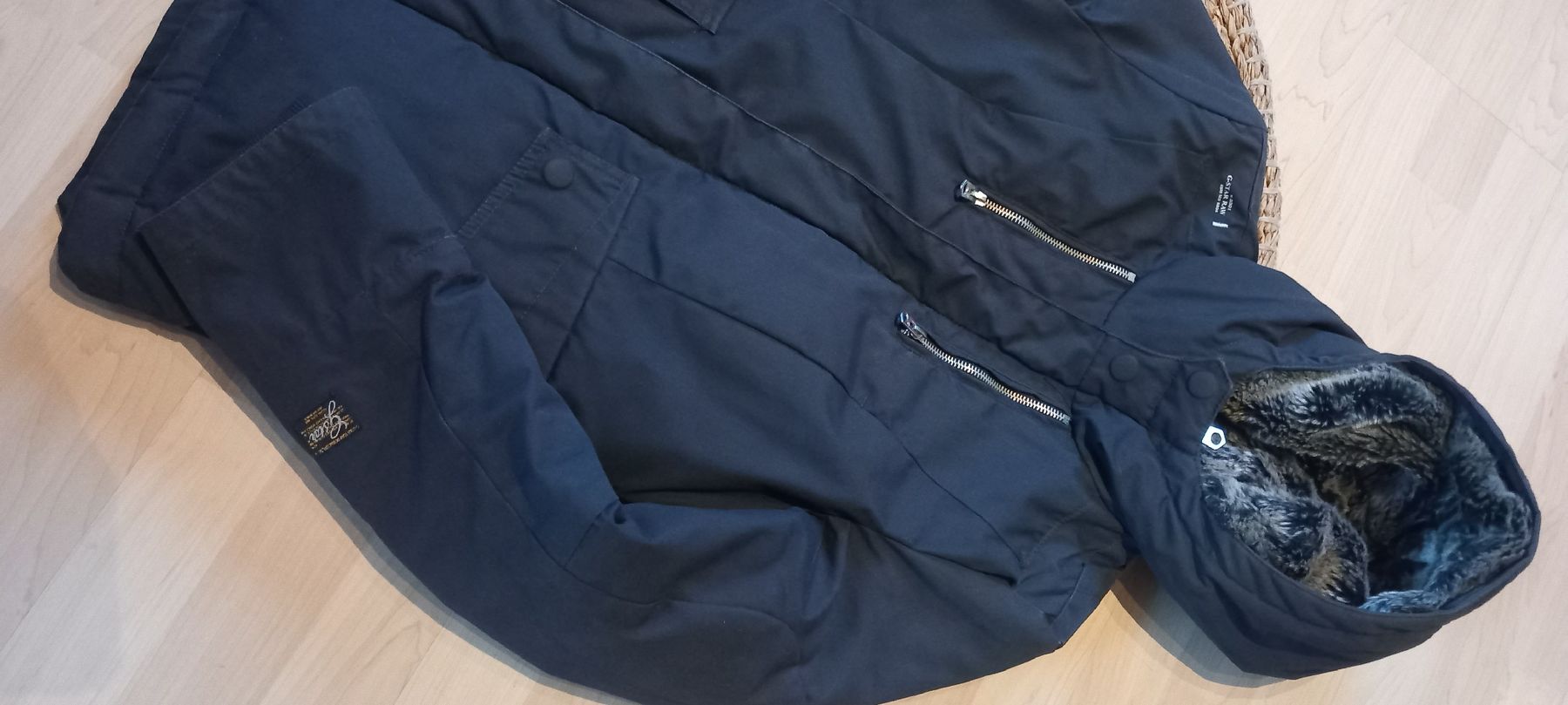G-Star Giacche: G Star Raw Winterjacke Gr. S dunkelblau – Nuovo (secondo la descrizione) da Rebstein venduto da bestforyou 2