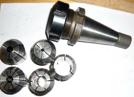 Werkzeugaufnahme  ISO 40 mit Spannzangen