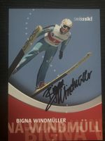 Signierte Autogrammkarte Bigna Windmüller Skispringen