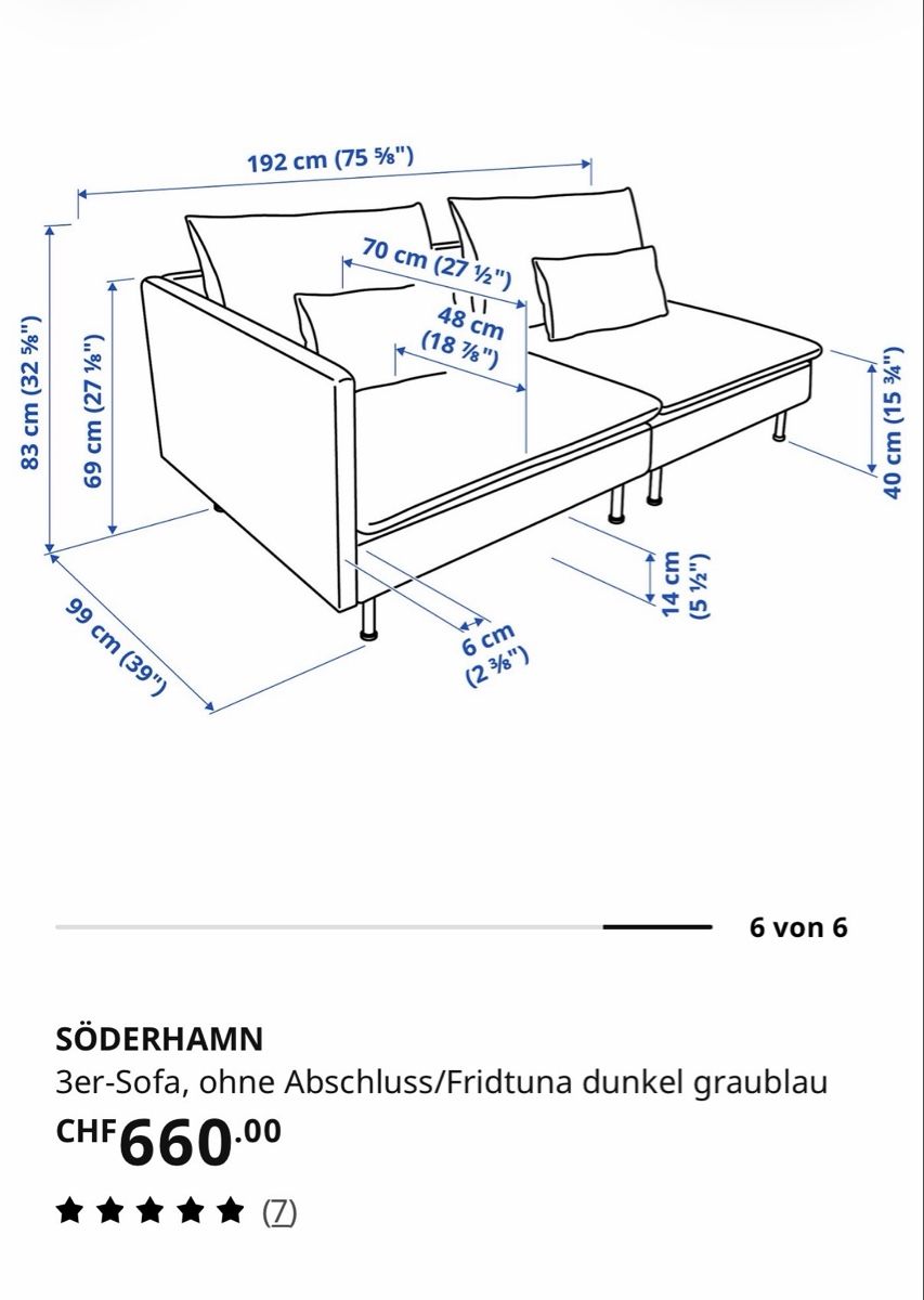 Ikea Sofas: Söderhamn Sofa – D'occasion à Niederhasli par stessence 5