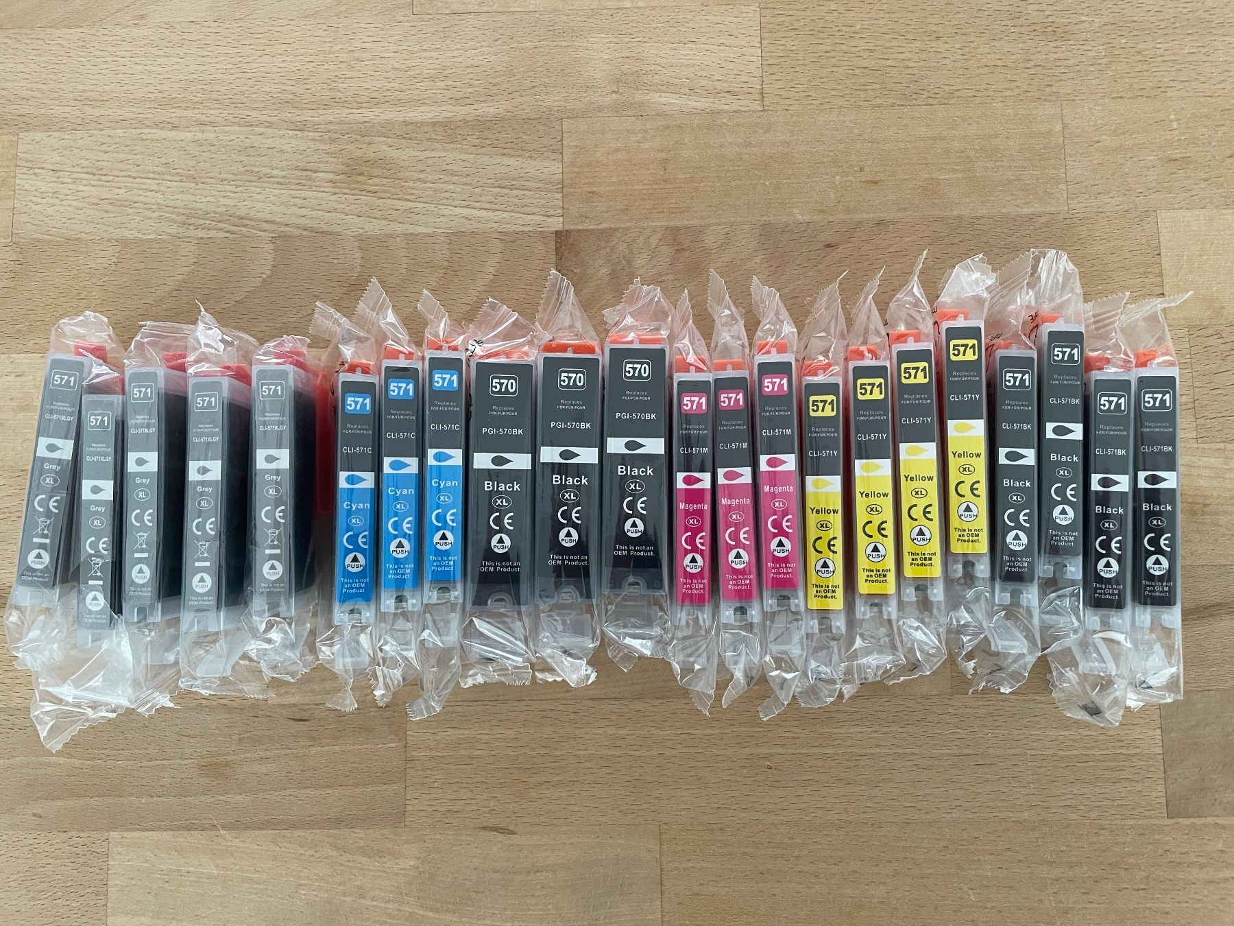 Pixma Cartucce per stampanti & toner: Canon PGI-570 + CLI-571 Druckerpatronen – Nuovo e nell'imballaggio originale da Neuenhof venduto da Sonnyd
