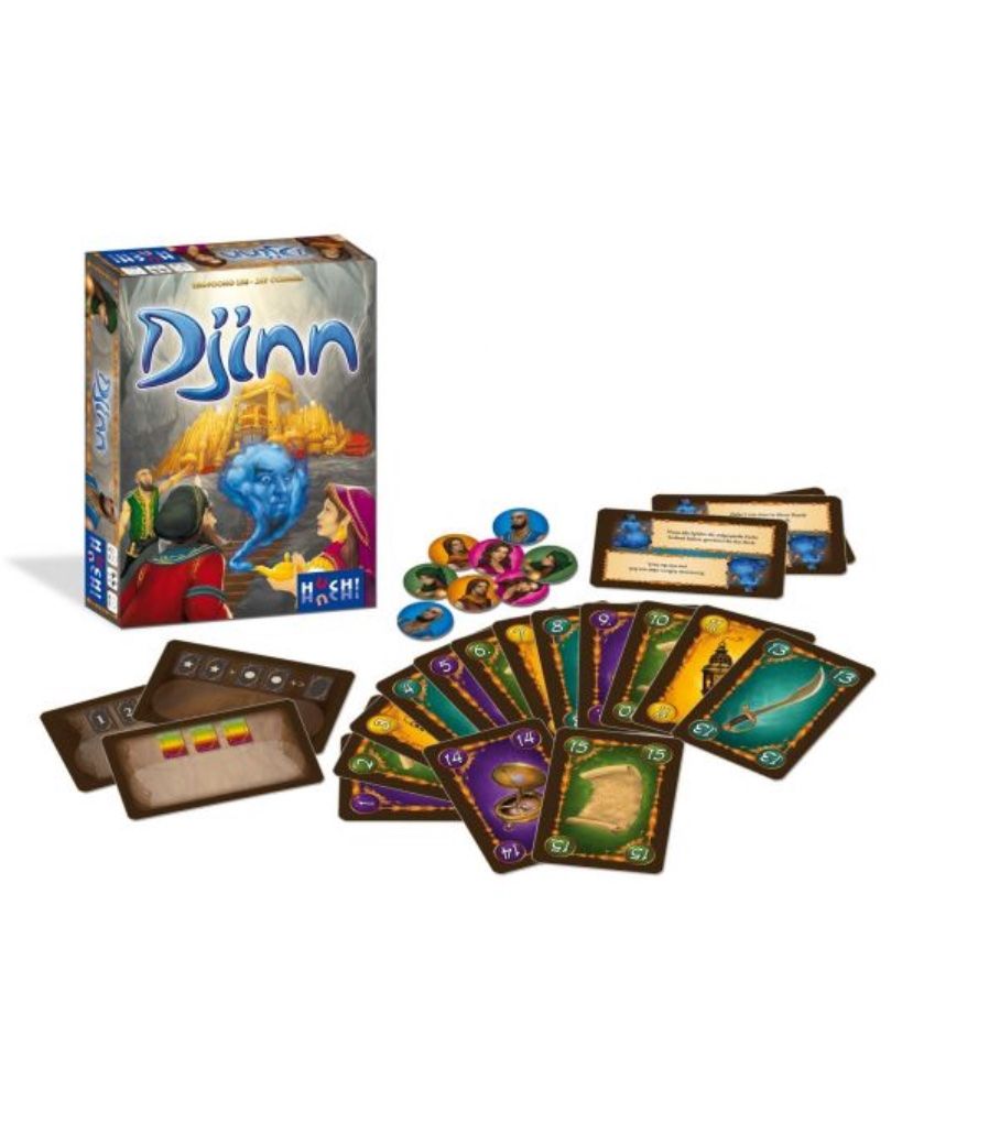 Giochi: Djinn - Gesellschaftsspiel - HUCH! – Nuovo e nell'imballaggio originale da Wagenhausen venduto da Svema