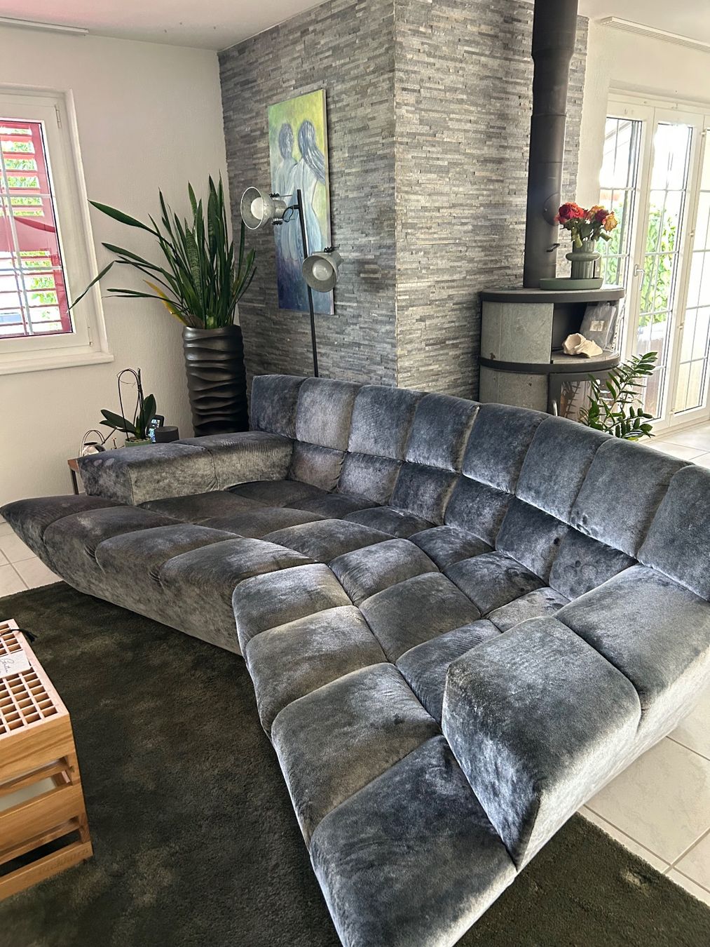 Bretz Sofas: Bretz Cloud 7 Sofa silberschimmer – 260x170 Designer Ecksofa – Gebraucht aus Wiesendangen von Siria64 2