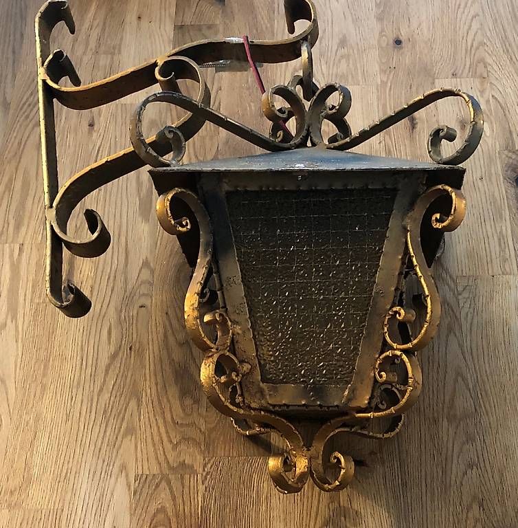 Lampes: aussen lampe metall und glas neu – D'occasion à Mörschwil par nvcmi