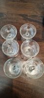 Konvolut verschiedene Champagner Gläser 6er Set Antik France