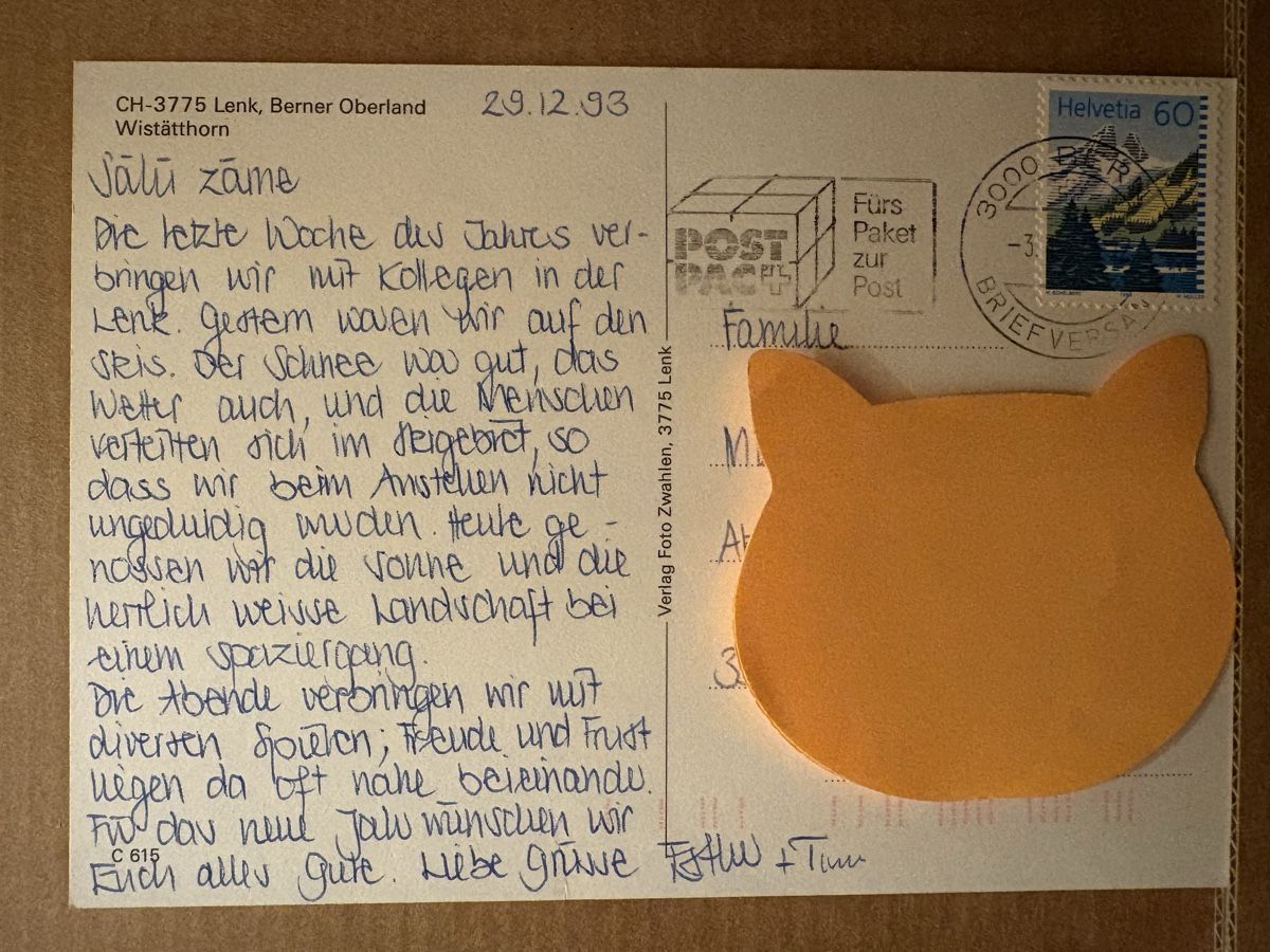 Cartoline postali: AK von Lenk / Bergpanorama – Usato da Rümlang venduto da Kartenpost1 1