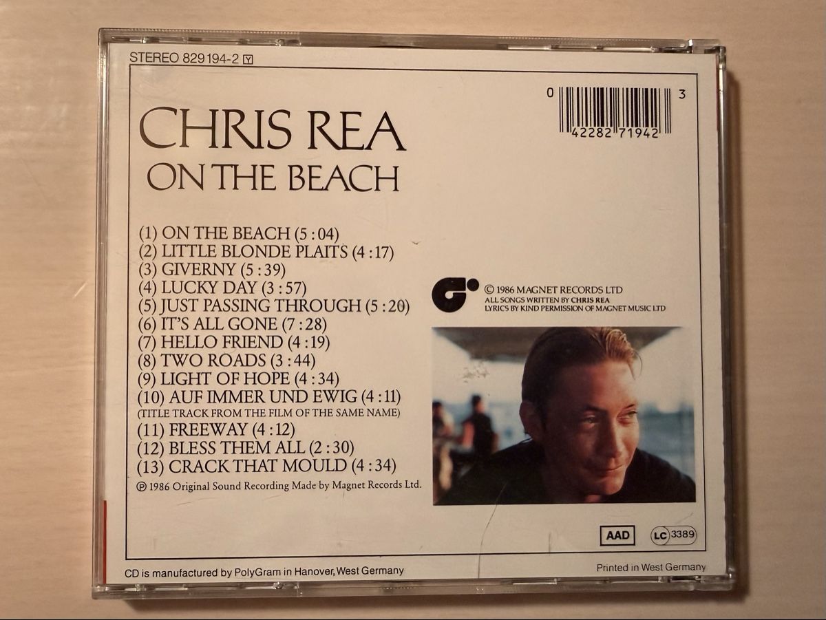 CD: Chris Rea - On The Beach - CD - Sommer Sound – Usato da Oberried Brienz venduto da Chyara 1