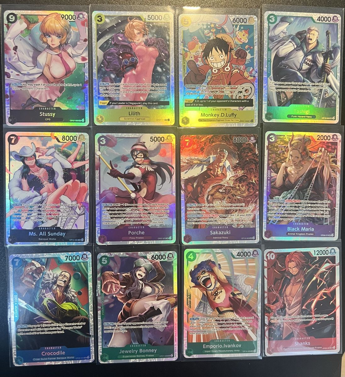 Sammelbilder & Trading cards: One Piece SR Diverse Karten Lot 4 – Neu (gemäss Beschreibung) aus Goldach von Milosg3
