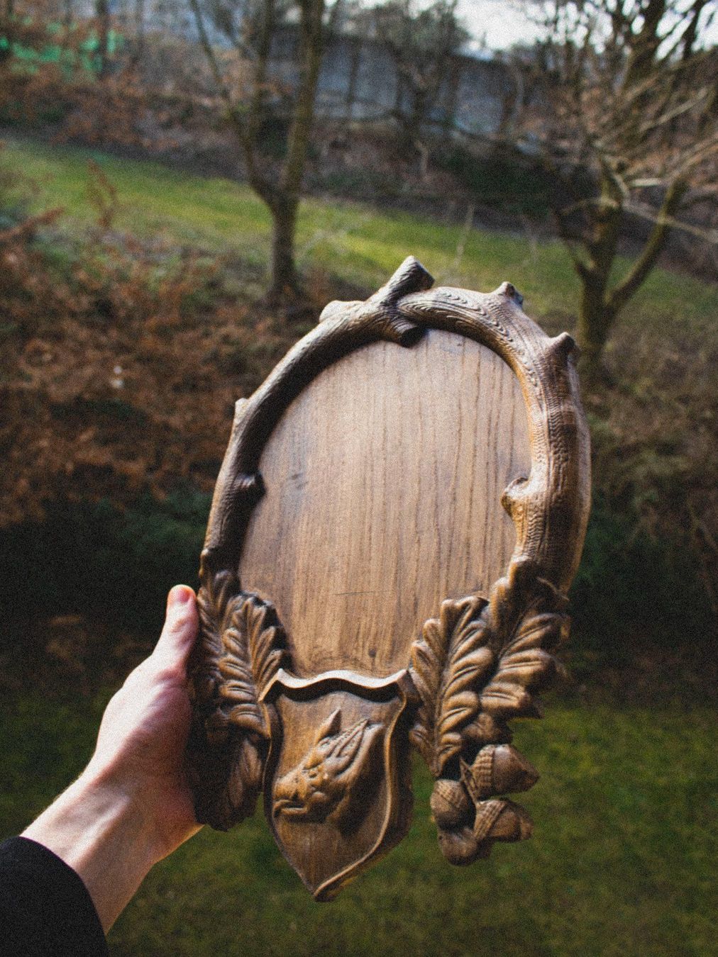 Articoli in legno: Geweihschild aus Holz – Nuovo e nell'imballaggio originale da Zürich venduto da Miki_Schreiner 7