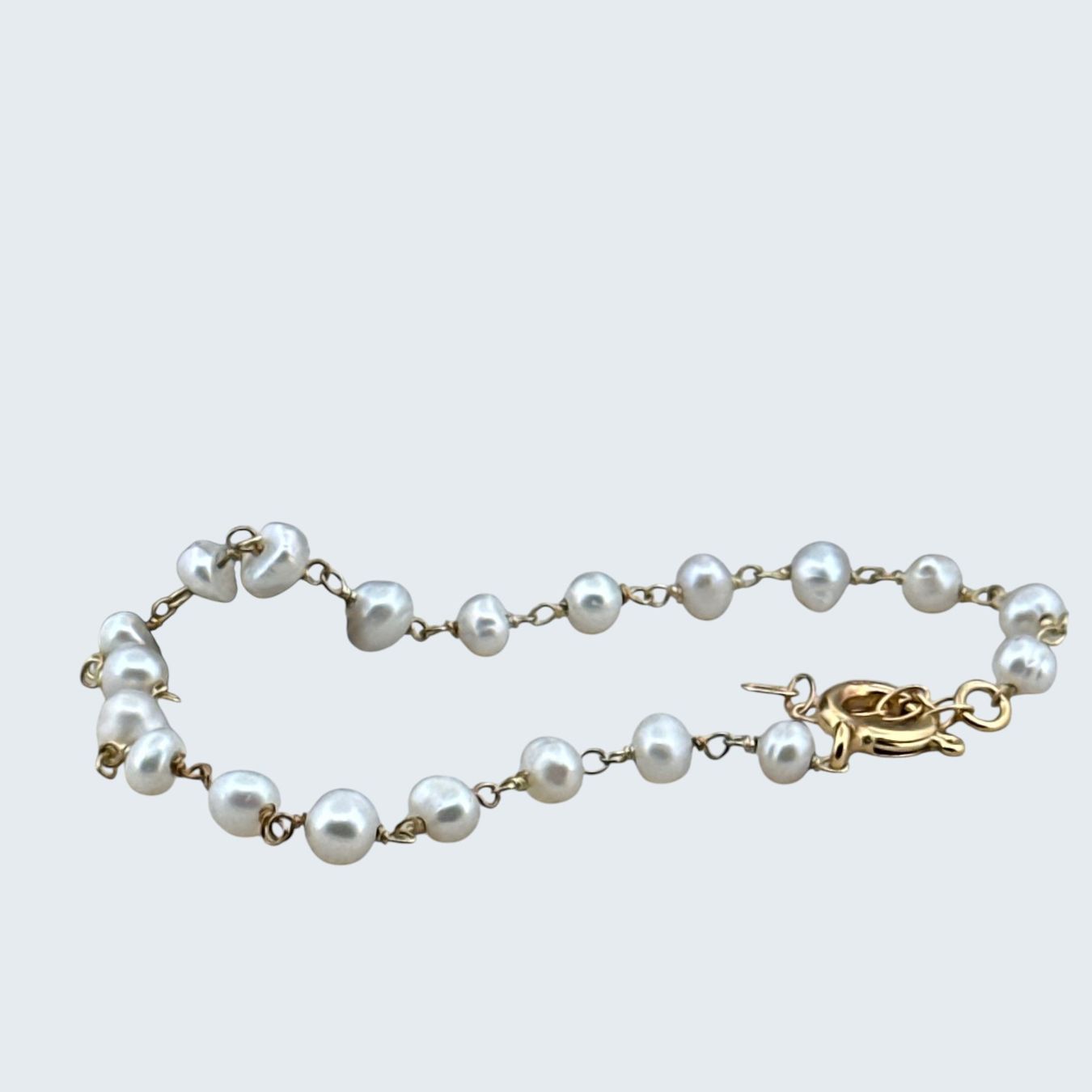 Olga Ribler Bracciali & Braccialetti: Armkette mit weissen Süsswasserperlen – Nuovo (secondo la descrizione) da Luzern venduto da MonikaS03 6