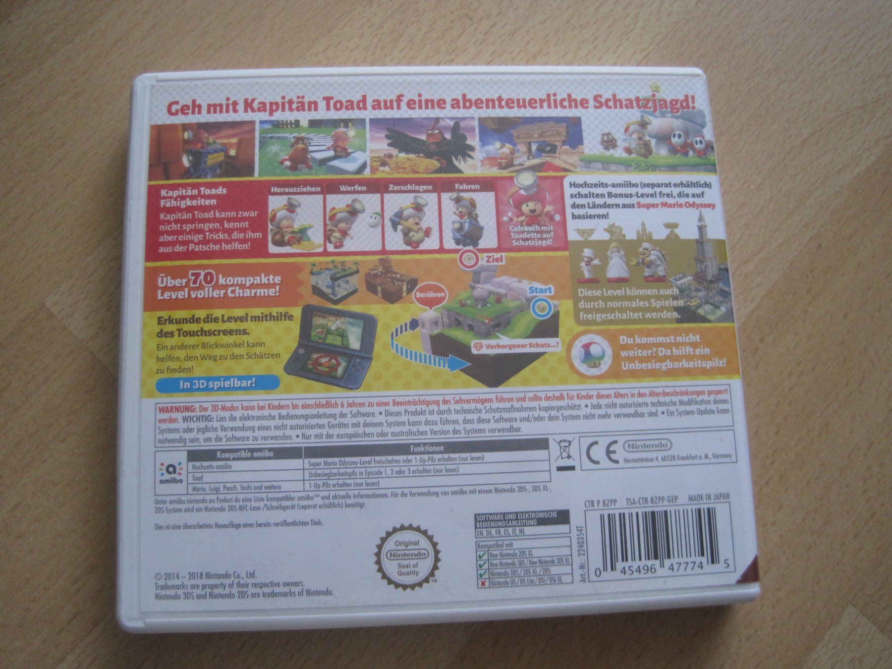 Nintendo Giochi: Captain TOAD Treasure Tracker 3DS Nintendo Spiel – Usato da Gossau SG venduto da Noryflory 1