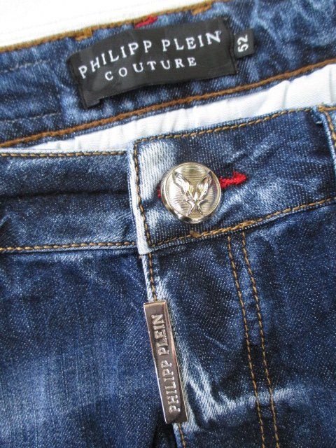 Philipp Plein Jeans: Philipp Plein - Biker Denim Jeans Gr. 52 – Usato da Wetzikon ZH venduto da icewear 8