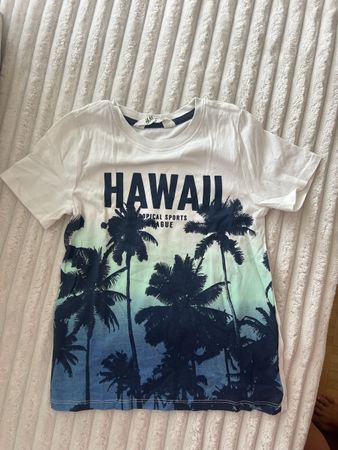 H&M BAUMWOLL T-SHIRT HAWAII WIE NEU GR 110/116