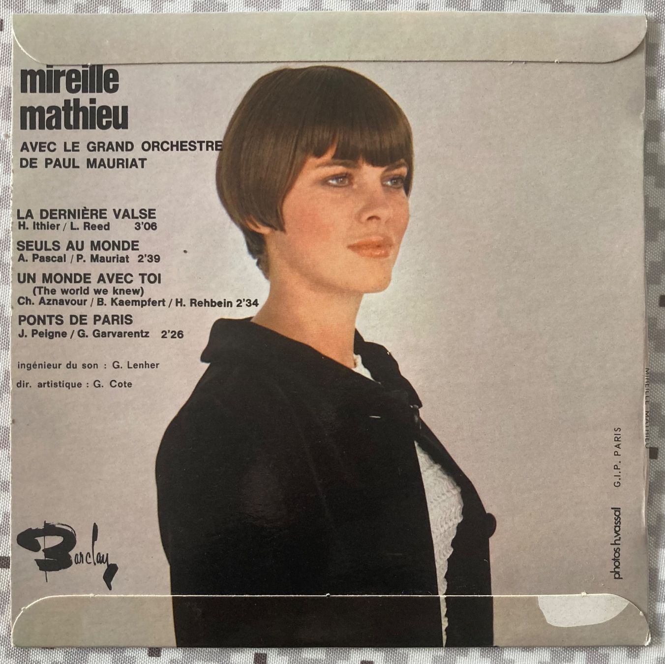 Schallplatten: MIREILLE MATHIEU - LA DERNIERE VALSE – Gebraucht aus Poliez-Pittet von Newtown-Records 1
