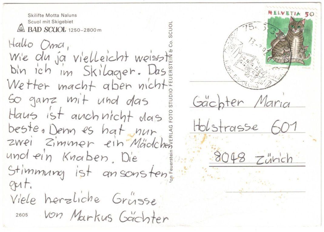 Cartoline postali: Scuol - 2 Bild AK – Usato da Binningen venduto da Mountainrider 1