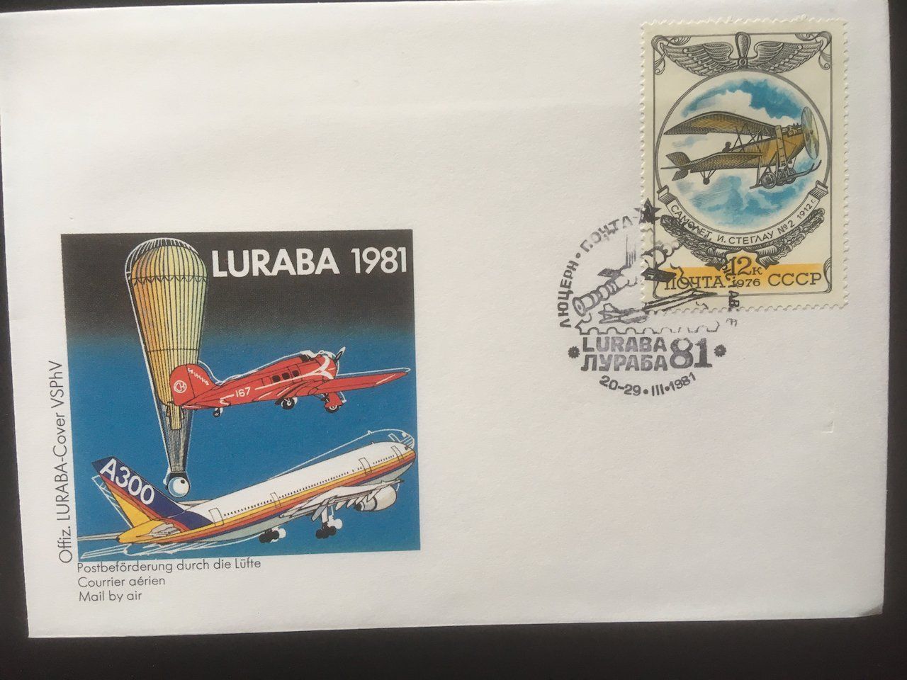Tutti i francobolli: 6 Sonderbriefe LURABA 1981 – Usato da Nesslau venduto da andi_hon 5