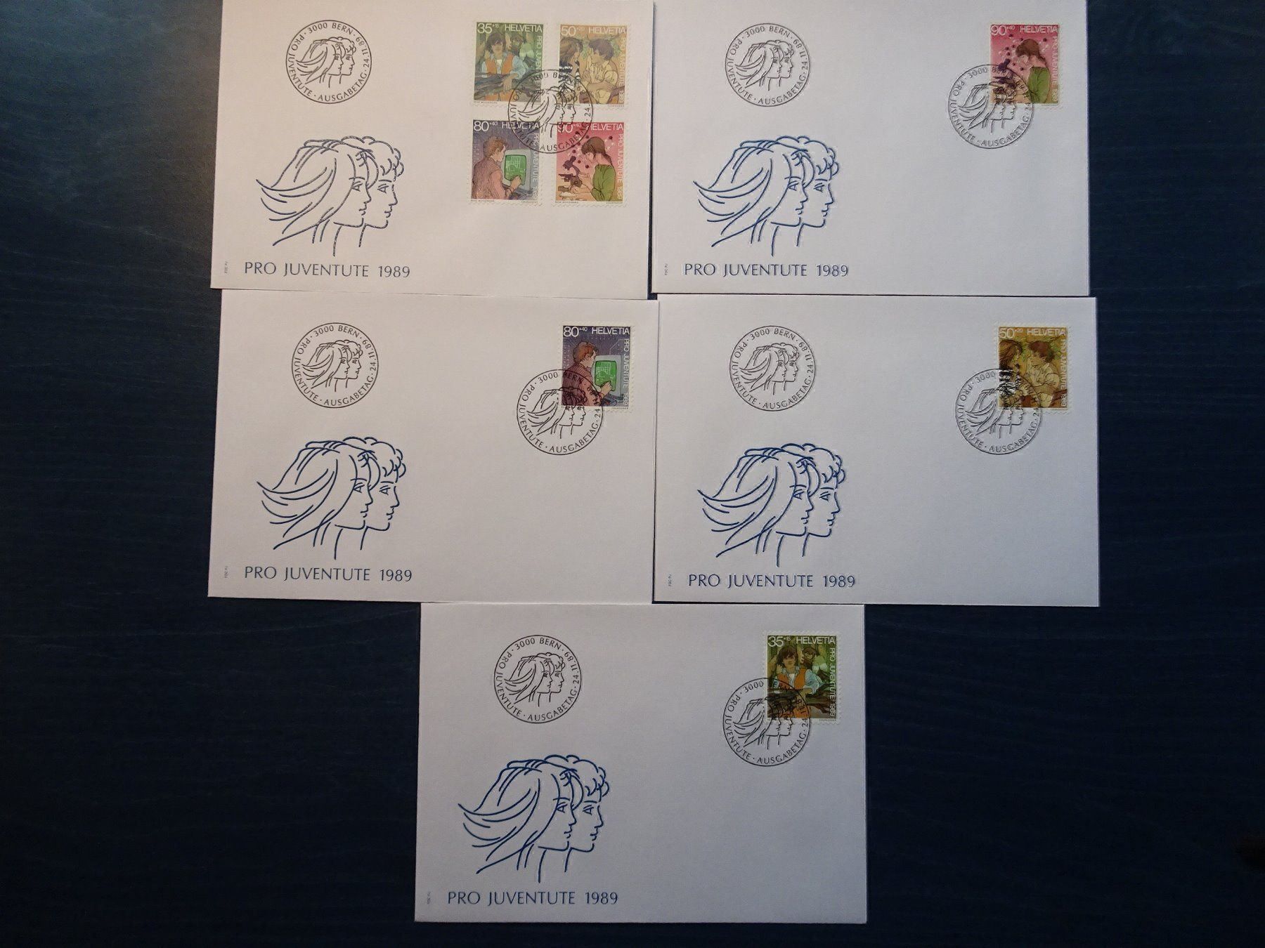 Alle Briefmarken: PJ 1989 – Neu (gemäss Beschreibung) aus Aadorf von Chnorli-Furz