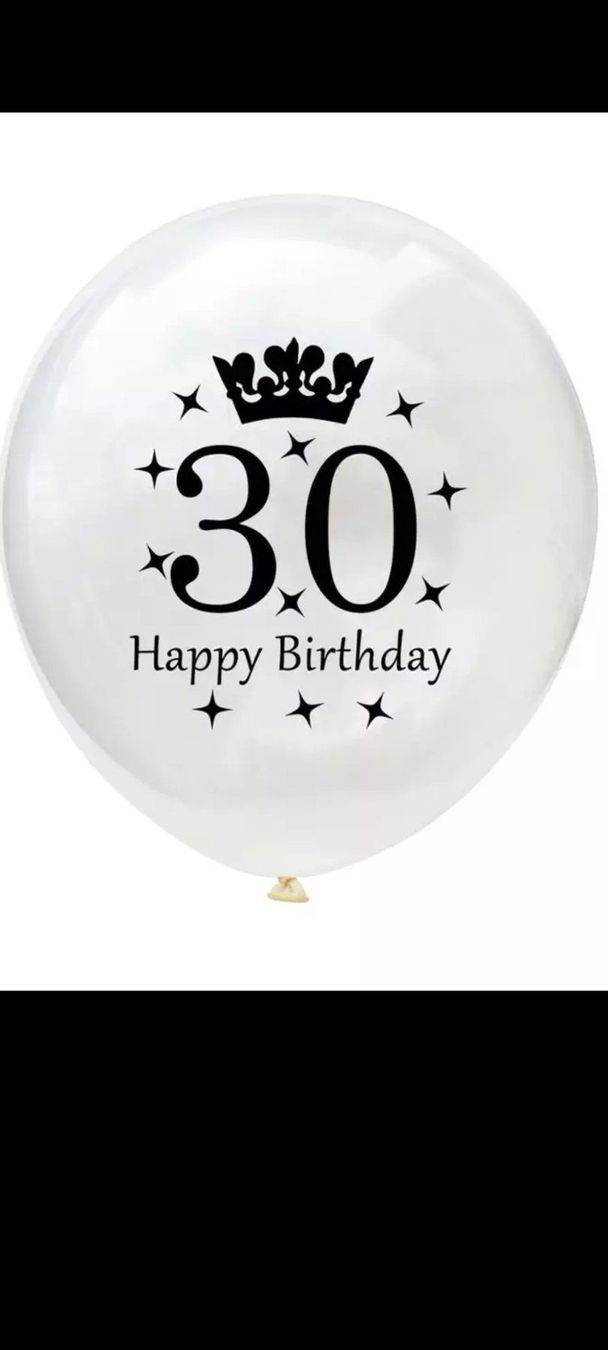 Tutte le decorazioni: 5 x 30 Jahre Geburtstag Ballon – Usato da Montreux venduto da CABLEKABEL