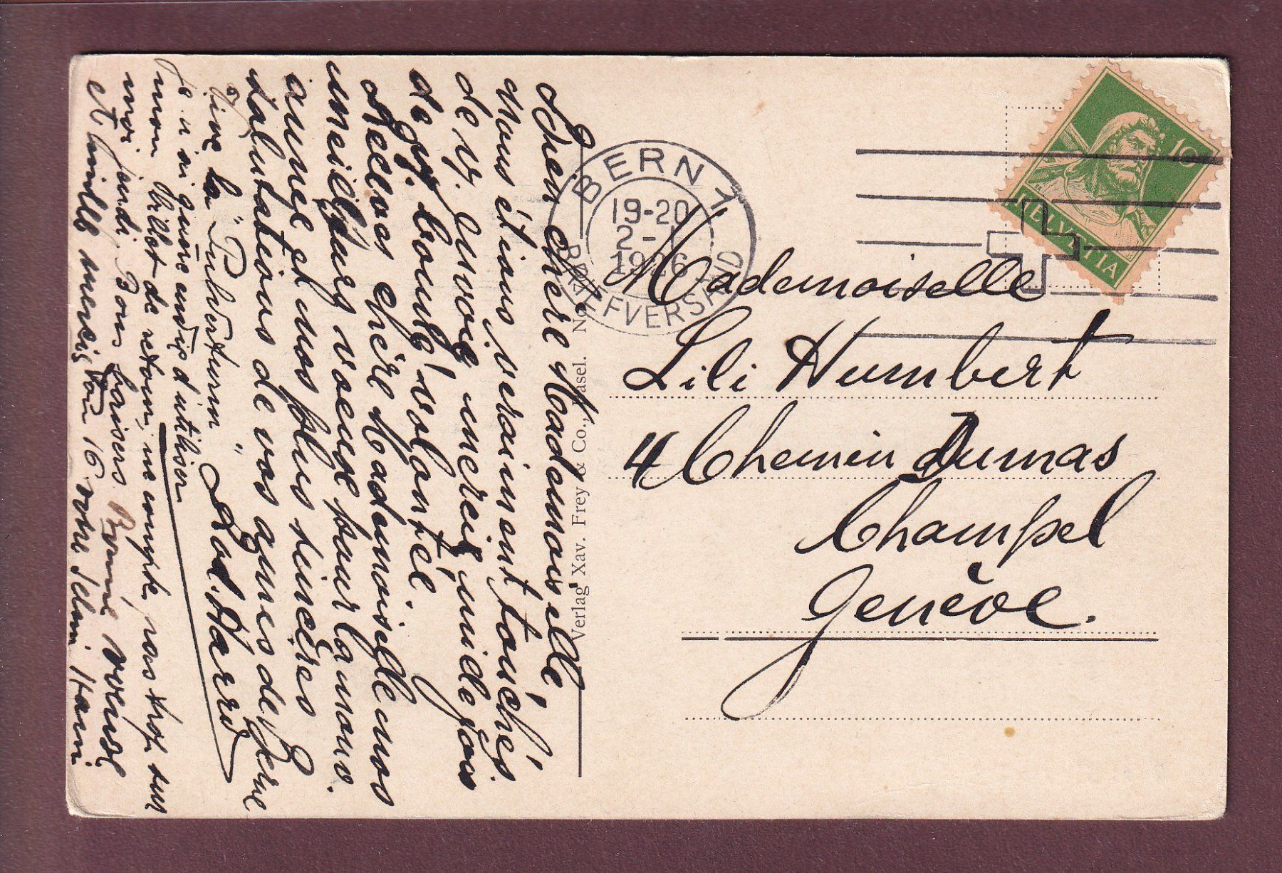 Cartoline postali: BERN - Bärengraben - 1926 – Usato da Pully venduto da nicecards 1