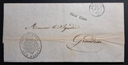 Amtsbrief Commission des forets Vaud 1843 Lausanne