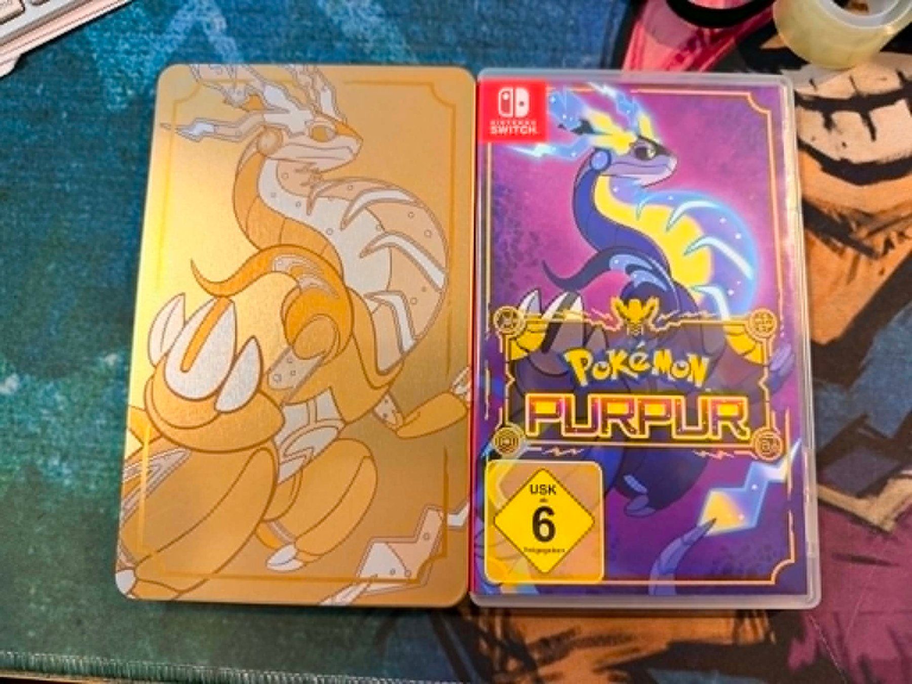 Pokémon Giochi: Pokemon Purpur + Steelbook Nintendo Switch – Usato da Giubiasco venduto da Ticinerd