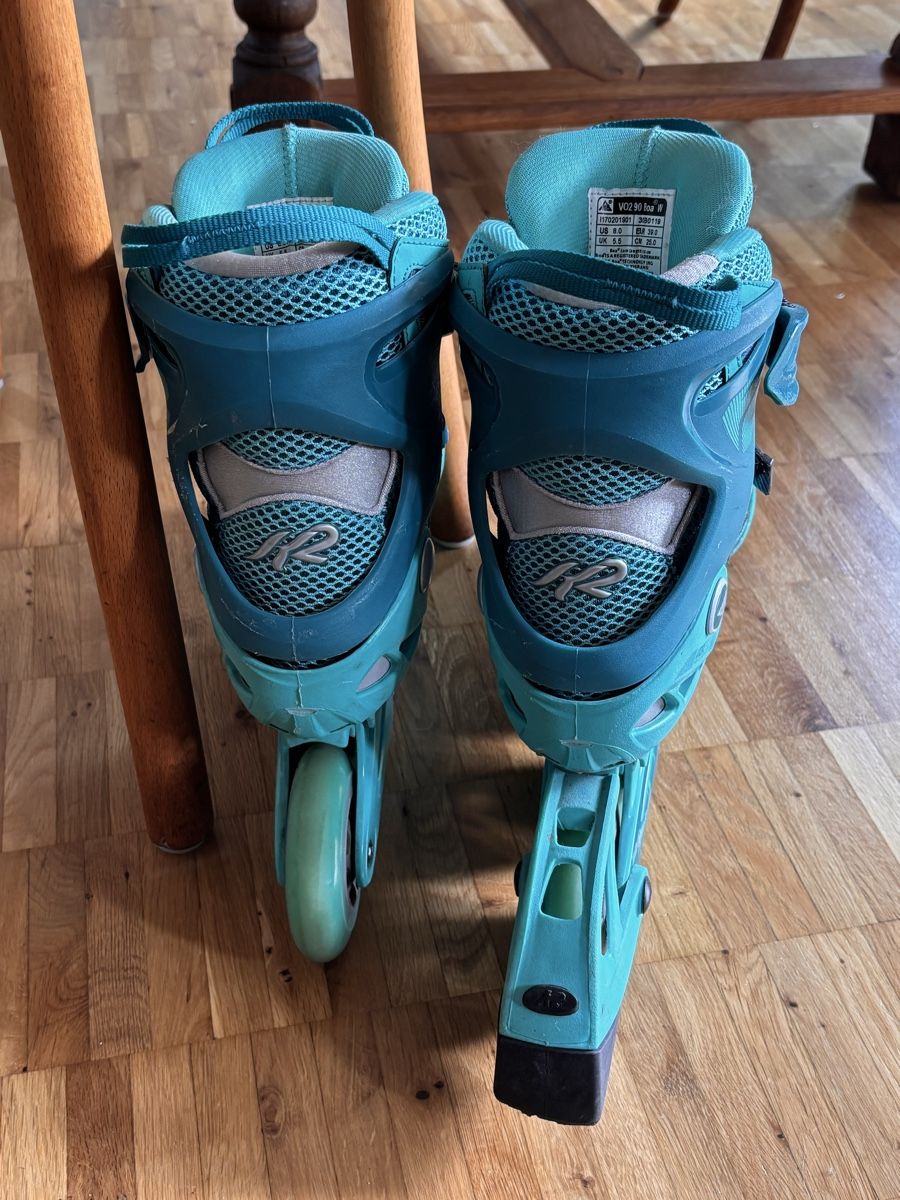 K2 Inline-Skating & Rollschuhe: Inlineskates K2 türkis Gr. 39 – Gebraucht aus Bassersdorf von montakar 4