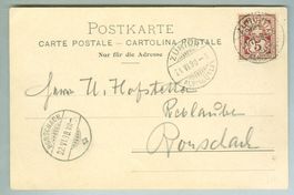 1898 Schweiz Sonderstempel