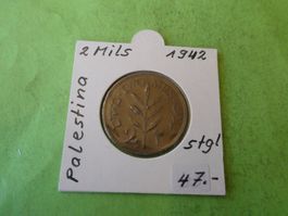 Palästina 1942, 2 Mils   stgl