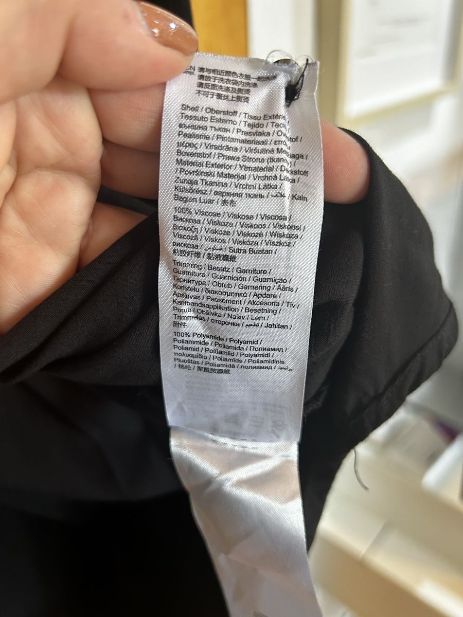 Esprit Camicette: Chemisier noir dentelle taille L – Usato da Mont-sur-Rolle venduto da Rizzoalma 1