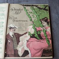 Musik Notenmappe / Noten Salonorchester - um 1900/1920