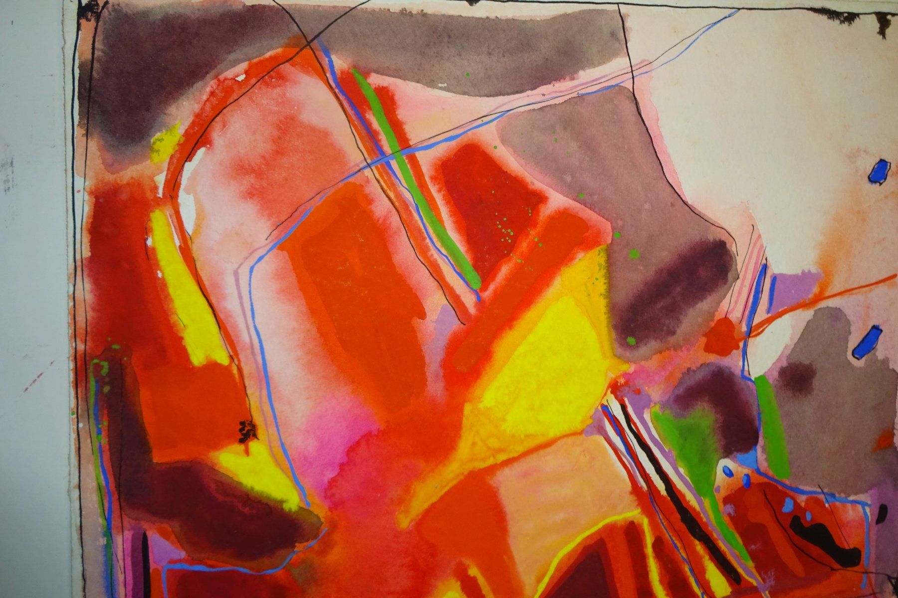 Dipinti: Original Gouache Gemälde – Usato da Zürich venduto da kunstkreis 3