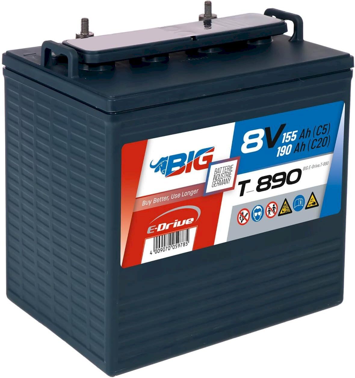 Elettrotecnica: BIG E-Drive 8V 190Ah Traktionsbatterie – Nuovo e nell'imballaggio originale da Bottighofen venduto da zaap 1
